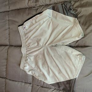 Champion brand shorts. Gray and black. Size XL.